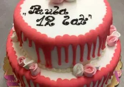 Tort z różami Tort z różami