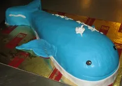 Tort w kształcie wieloryba Tort w kształcie wieloryba
