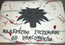 Tort firmowy Wiedźmin Tort firmowy Wiedźmin