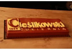 Tort firmowy Cukiernia Cieślikowski Tort firmowy Cukiernia Cieślikowski