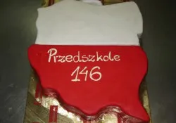 Tort w kształcie Polski Tort w kształcie Polski